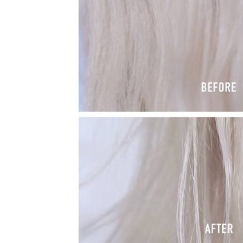 Bain Lumière Before After Blond Absolu 03 Kérastase